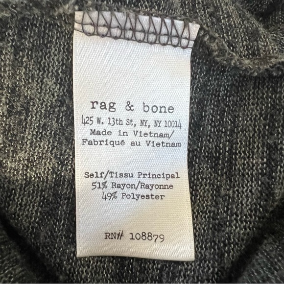 Rag & Bone Open Back Heathered Top - Picture 6 of 6